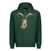 Sports Green spanish goat face Premium Hoodie - LillyAllenDesigns