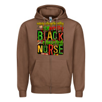 Chestnut unapologetically pretty black and educated nurse Zipper Hoodie - Zillion Design Studio