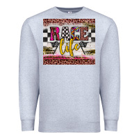 Heather Grey race life Premium Sweatshirt - JahusDesignShop