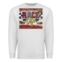 Oatmeal Heather race life Premium Sweatshirt - JahusDesignShop