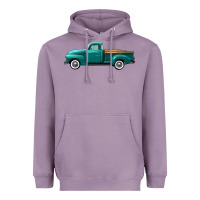 Lavender western truck left side view Heavyweight Hoodie - FaDigitalArtStudio