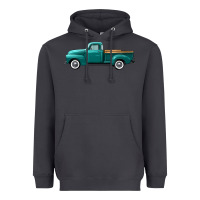 Smoke western truck left side view Heavyweight Hoodie - FaDigitalArtStudio