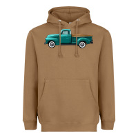 Toasted Coconut western truck left side view Heavyweight Hoodie - FaDigitalArtStudio