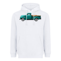 White western truck left side view Heavyweight Hoodie - FaDigitalArtStudio