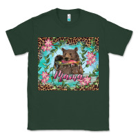 Sports Green mama bear haunting fish floral tumbler Classic Tee - RanaPortraitStore