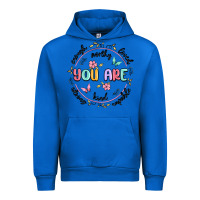 Cobalt you are enough Urban Hoodie - MaliasSmallBusiness