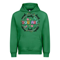 Emerald you are enough Urban Hoodie - MaliasSmallBusiness