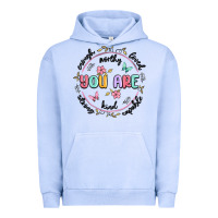 Pigment Grape Ice you are enough Urban Hoodie - MaliasSmallBusiness