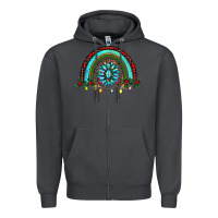 Smoke gemstone christmas rainbow Zipper Hoodie - RanaPortraitStore