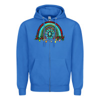 True Royal gemstone christmas rainbow Zipper Hoodie - RanaPortraitStore