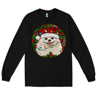 Black Christmas pomeranian Long Sleeve Tee - RanaPortraitStore