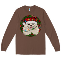 Chestnut Christmas pomeranian Long Sleeve Tee - RanaPortraitStore