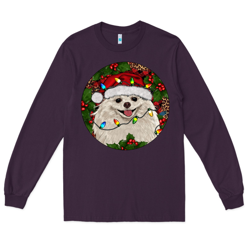 Christmas Pomeranian Long Sleeve Tee by RanaPortraitStore | Teevron