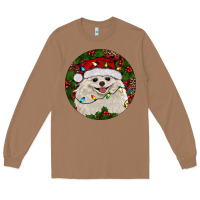 Toasted Coconut Christmas pomeranian Long Sleeve Tee - RanaPortraitStore