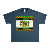 Midnight Navy st patricks one lucky heifer Urban Heavy Tee - Artiststas