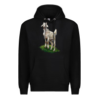 Black Kiko Goat Premium Hoodie - LillyAllenDesigns