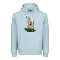 Blue Mist Kiko Goat Premium Hoodie - LillyAllenDesigns