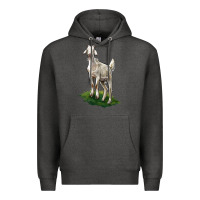 Charcoal Heather Kiko Goat Premium Hoodie - LillyAllenDesigns