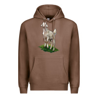 Chestnut Kiko Goat Premium Hoodie - LillyAllenDesigns