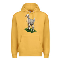 Mustard Kiko Goat Premium Hoodie - LillyAllenDesigns
