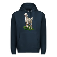 Navy Kiko Goat Premium Hoodie - LillyAllenDesigns