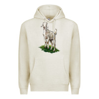 Oatmeal Heather Kiko Goat Premium Hoodie - LillyAllenDesigns