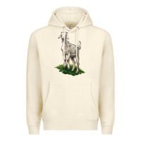 Sandshell Kiko Goat Premium Hoodie - LillyAllenDesigns