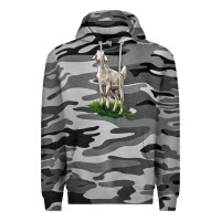 Slate Camo Kiko Goat Premium Hoodie - LillyAllenDesigns