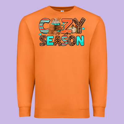 Cozy Season Premium Sweatshirt Designed By Adodesignshop