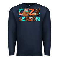 Navy cozy season Premium Sweatshirt - AdoDesignShop