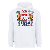 White you look like the 4th of july makes me want a hot dog weal bad Heavyweight Hoodie - CowhideDigitalArt