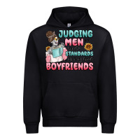 Black judging men by the standards of my book boyfriends Urban Hoodie - MaliasSmallBusiness