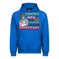 Cobalt judging men by the standards of my book boyfriends Urban Hoodie - MaliasSmallBusiness
