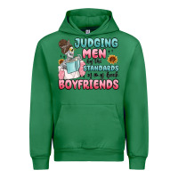Emerald judging men by the standards of my book boyfriends Urban Hoodie - MaliasSmallBusiness