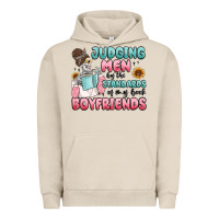 Pigment French Oak judging men by the standards of my book boyfriends Urban Hoodie - MaliasSmallBusiness