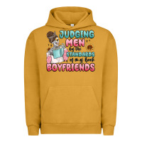 Pigment Peanut Butter judging men by the standards of my book boyfriends Urban Hoodie - MaliasSmallBusiness