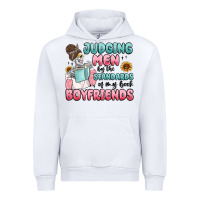 White judging men by the standards of my book boyfriends Urban Hoodie - MaliasSmallBusiness