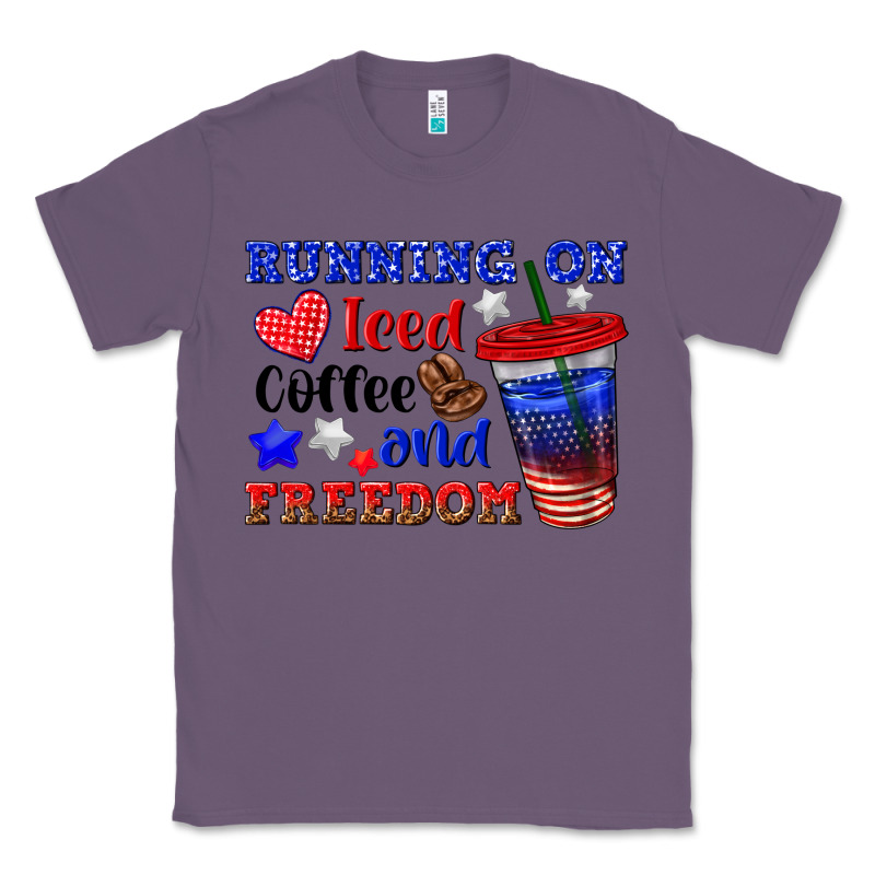 Running On Iced Coffe And Freedom Classic Tee by texasbilliewilder | Teevron