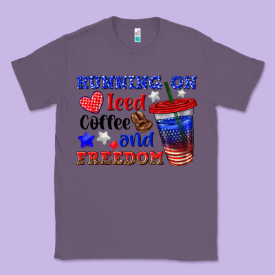 Classic Tee running on iced coffe and freedom