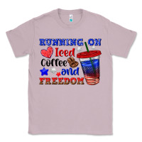 Lilac running on iced coffe and freedom Classic Tee - texasbilliewilder