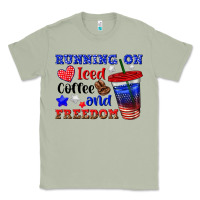 Matcha running on iced coffe and freedom Classic Tee - texasbilliewilder