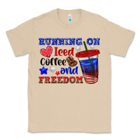 Mushroom running on iced coffe and freedom Classic Tee - texasbilliewilder