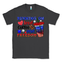 Smoke running on iced coffe and freedom Classic Tee - texasbilliewilder