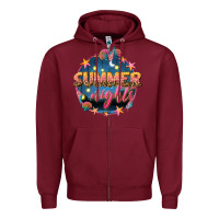 Burgundy summer nights Zipper Hoodie - texasbilliewilder