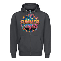 Smoke summer nights Zipper Hoodie - texasbilliewilder