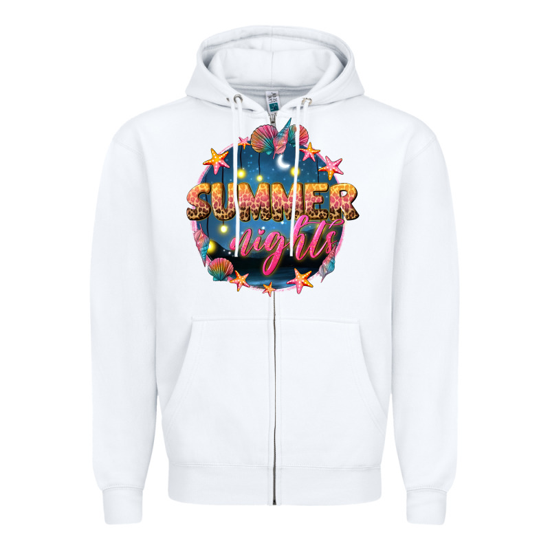 Summer Nights Zipper Hoodie by texasbilliewilder | Teevron