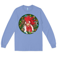 Colony Blue Roaster Christmas Long Sleeve Tee - RanaPortraitStore