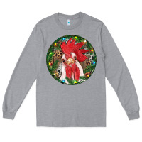 Heather Grey Roaster Christmas Long Sleeve Tee - RanaPortraitStore