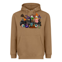 Toasted Coconut halloween farm animals truck Heavyweight Hoodie - RacoonDesign