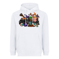 White halloween farm animals truck Heavyweight Hoodie - RacoonDesign